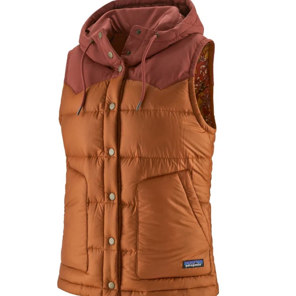 Patagonia Hooded Bivy Down Vest- Women's NWT